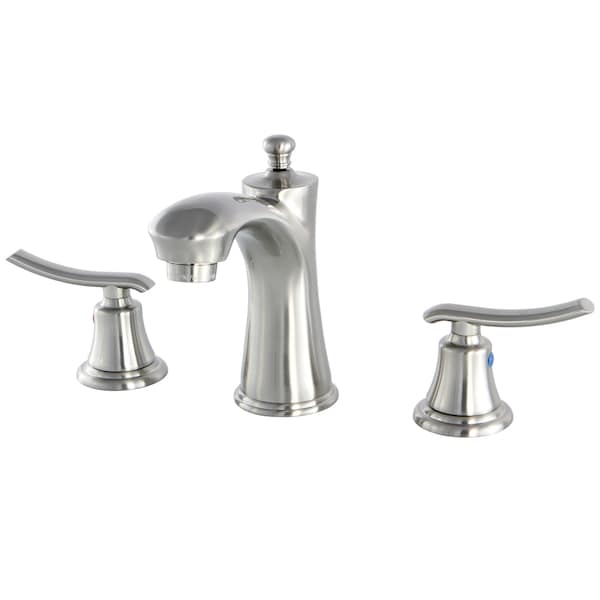 8" Widespread Bathroom Faucet, Brushed Nickel